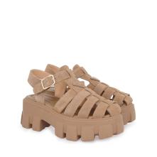 Γυναικείο δερμάτινο πέδιλο Flatform Renato Garini  W403R609338Ζ Collection SS 2026 2