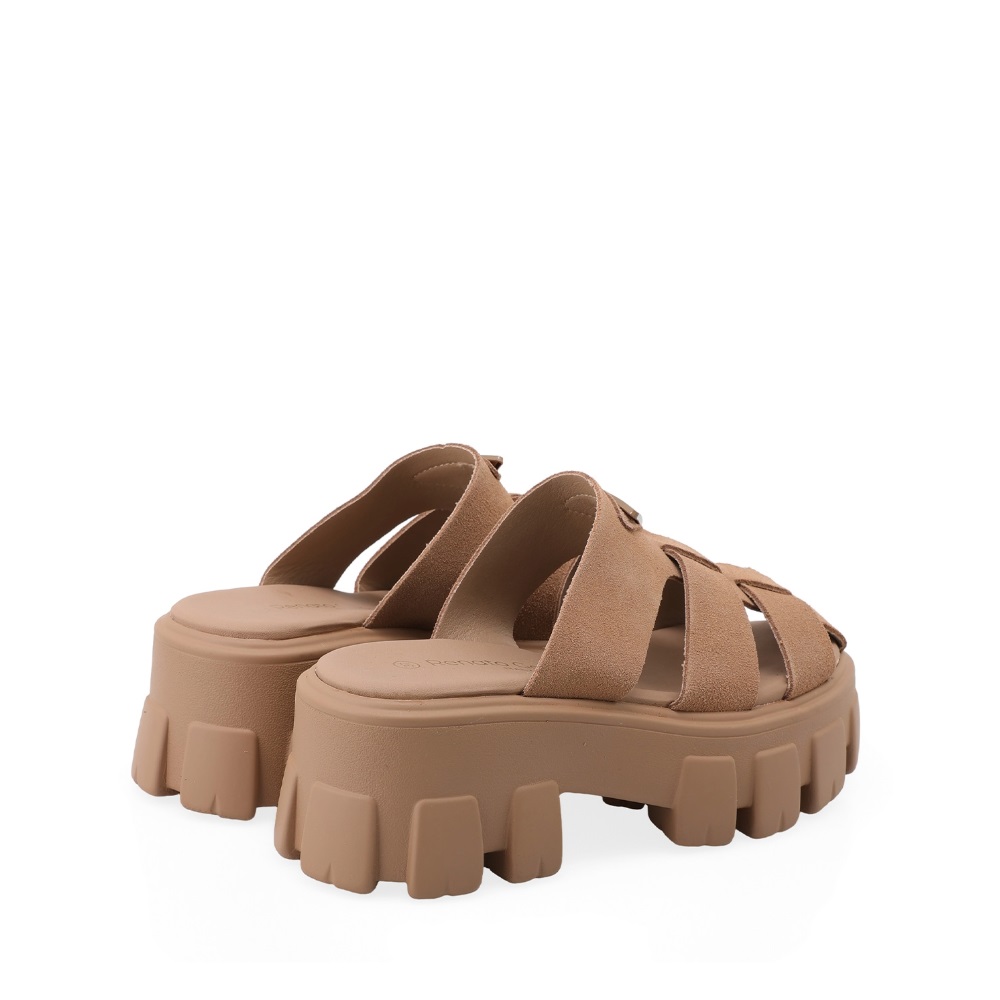 Γυναικείο δερμάτινο Flatform Renato Garini  W403R095338Ζ Collection SS 2026