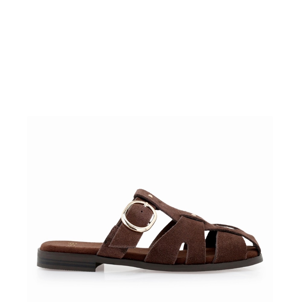 Γυναικείο Flat  δερμάτινο σανδάλι EXE  W403R3511504 Collection SS 2026