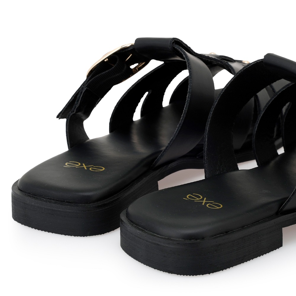 Γυναικείο Flat  δερμάτινο σανδάλι EXE  W403R3511002 Collection SS 2026