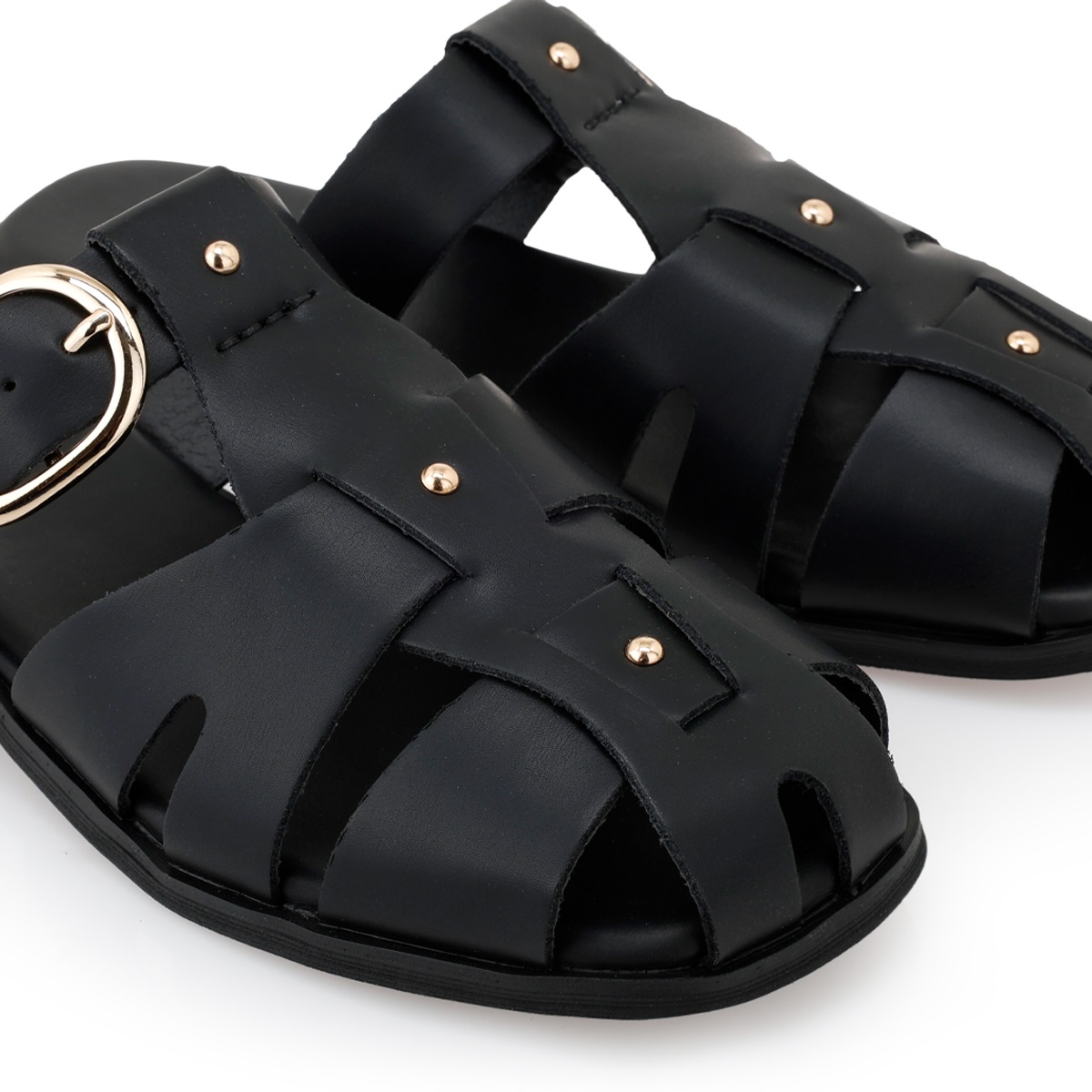 Γυναικείο Flat  δερμάτινο σανδάλι EXE  W403R3511002 Collection SS 2026