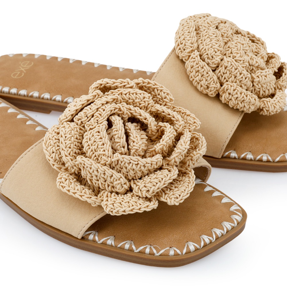 Γυναικείο flat σανδάλι EXE  W469Q0131581 Collection SS 2026