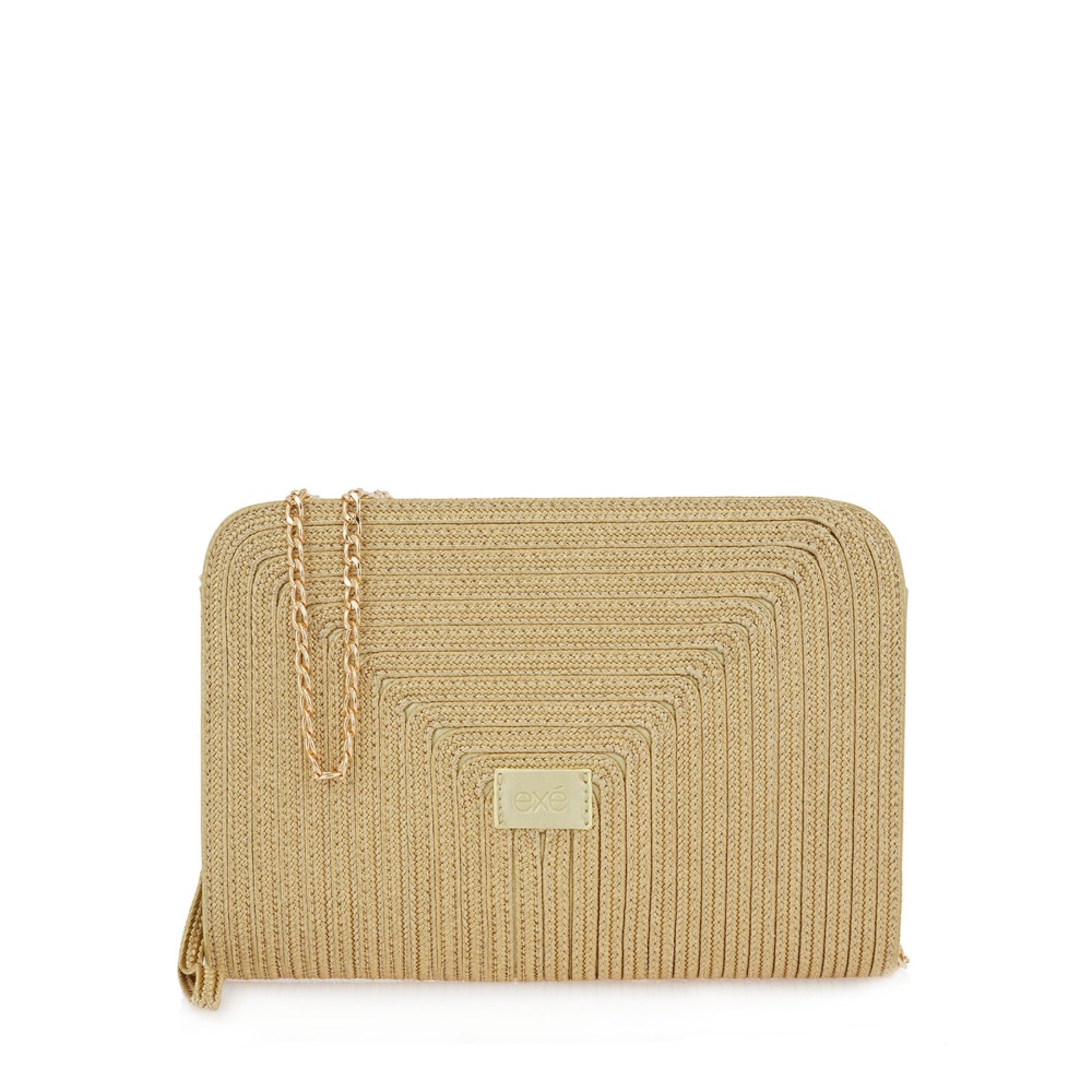 Τσαντάκι envelope χρυσό EXE  W67002519741  Collection SS 2026