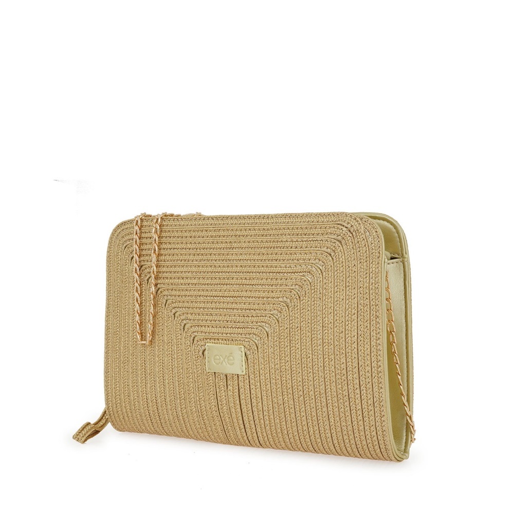 Τσαντάκι envelope χρυσό EXE  W67002519741  Collection SS 2026