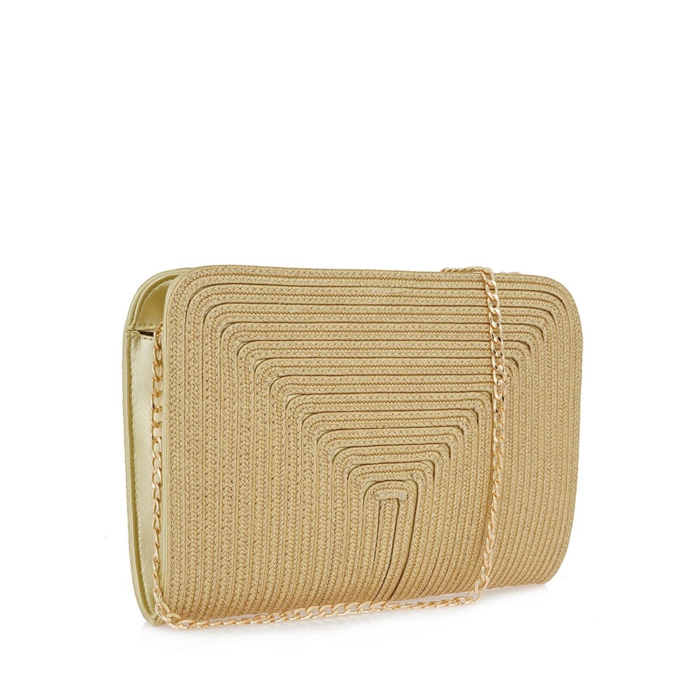 Τσαντάκι envelope χρυσό EXE  W67002519741  Collection SS 2026