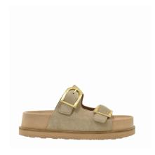 Γυναικείa flatforms Ragazza 01253  δέρμα καστόρ Collection SS 2026