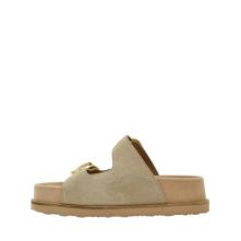 Γυναικείa flatforms Ragazza 01253  δέρμα καστόρ Collection SS 2026 2