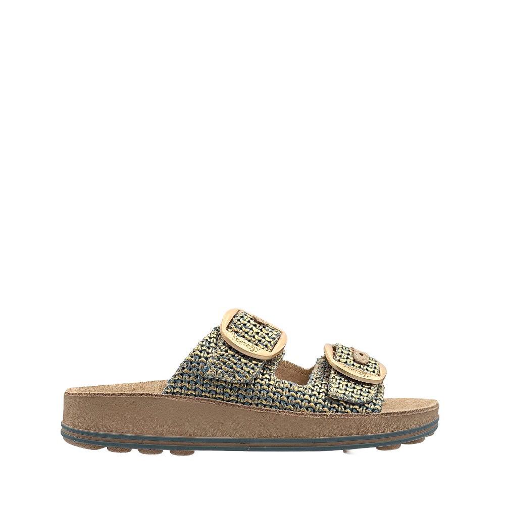 Γυναικείο ανατομικό δερμάτινο σανδάλι Fantasy Sandals  DS310 DΕSΡΟΙΝΑ BLUE CEILON SS 2026