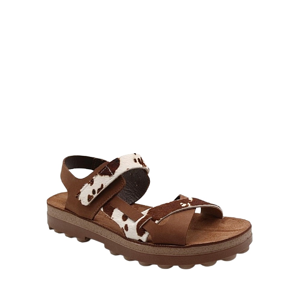 Fantasy Sandals Γυναικεία Ανατομικά Σανδάλια Marianna S9053 Cacao Cow