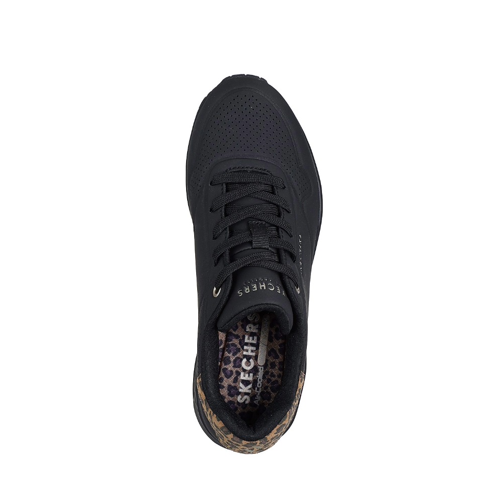 Γυναικείο sneaker σε μαύρο χρώμα Skechers 177093_BBK  Uno-JUNGLE NITE Collection FW 2026