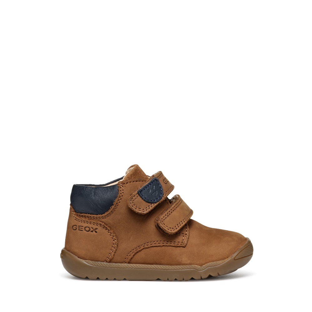 Ανατομικό δερμάτινο μποτάκι Geox Macchia  Β164ΝC03285C5046 Collection Fall/Winter 26/27