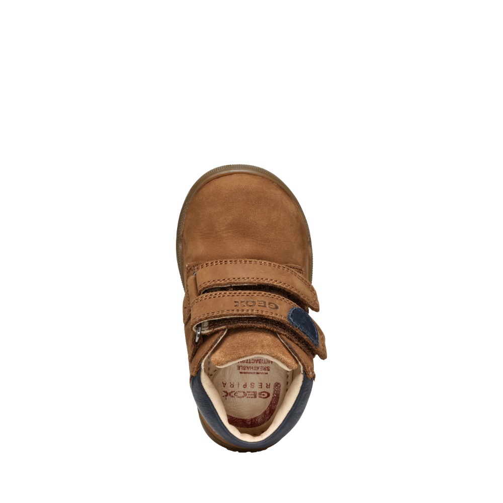 Ανατομικό δερμάτινο μποτάκι Geox Macchia  Β164ΝC03285C5046 Collection Fall/Winter 26/27