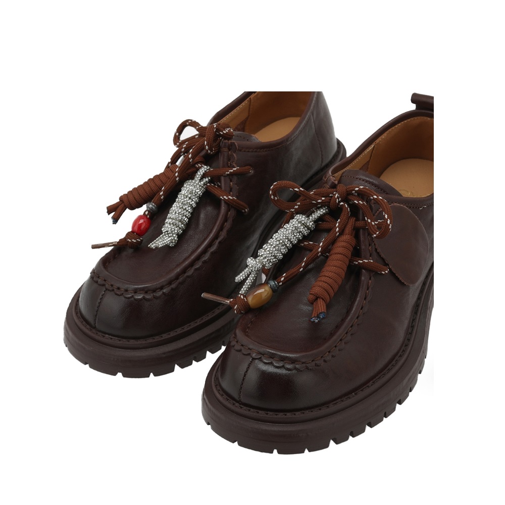 Γυναικείο δερμάτινο Loafer ΕΧΕ  Χ153Ε6613002 Collection Fall/Winter 2026/27