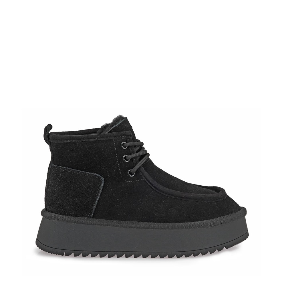 Γυναικείο μποτάκι μαύρο suede EXE Χ303R4532004 Collection Fall Winter 2026/27