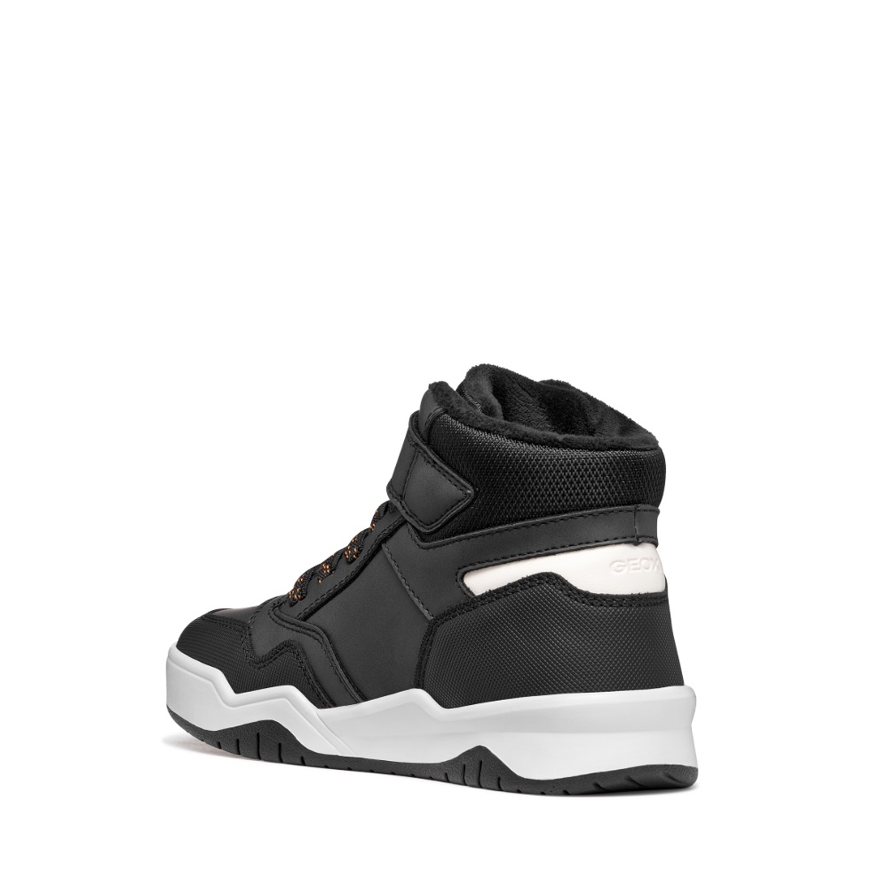Αγόρι Παιδικό Μποτάκι GEOX PERTH J467RA0MEFUC0038 BLACK ORANGE