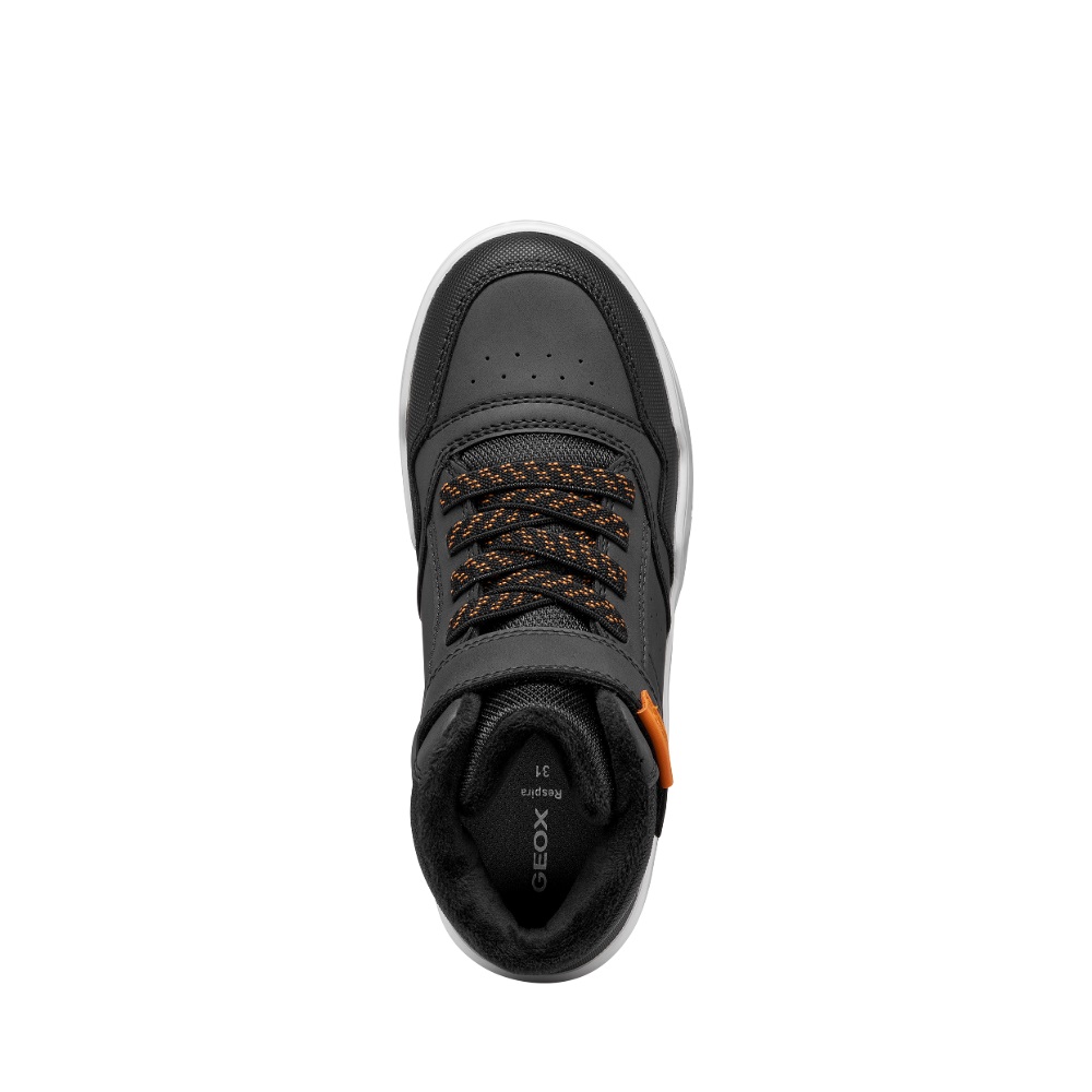 Αγόρι Παιδικό Μποτάκι GEOX PERTH J467RA0MEFUC0038 BLACK ORANGE