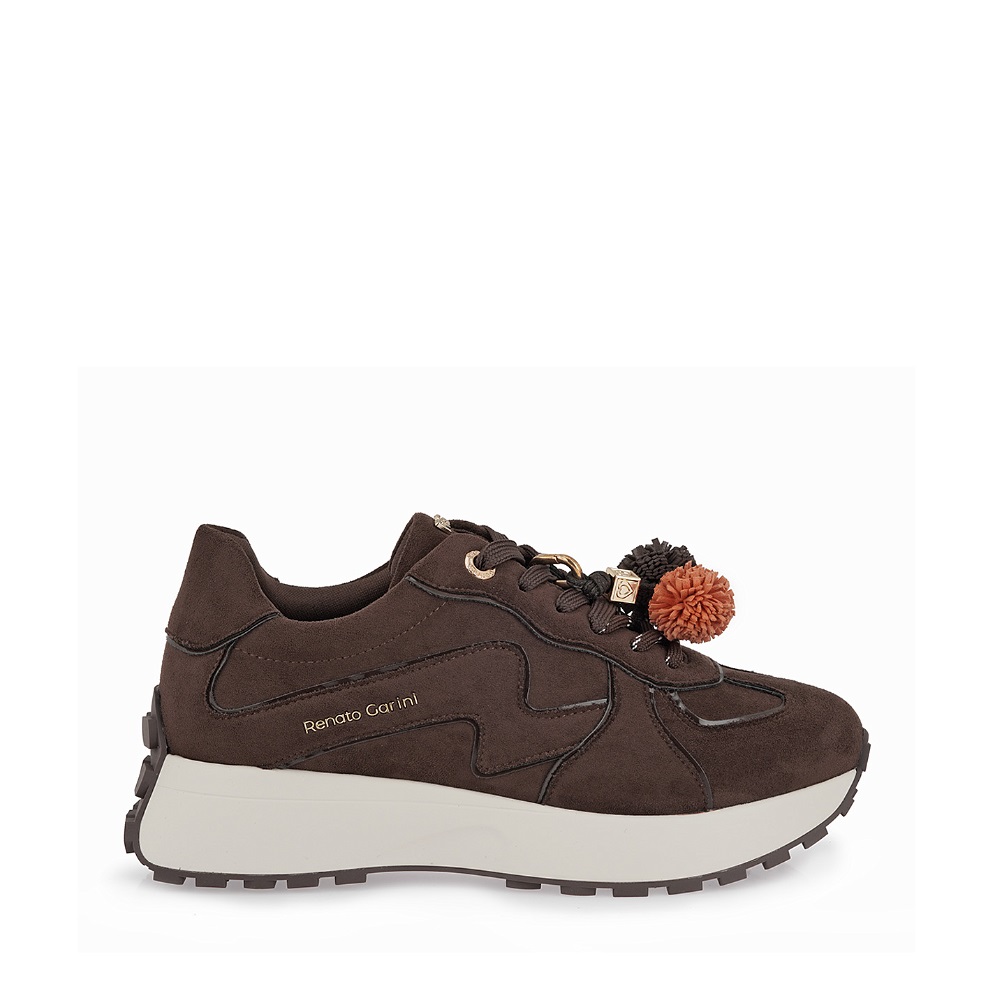 Γυναικείο sneaker σε καφέ χρώμα Renato Garini  Χ119R8043ΑF2 Collection Fall/Winter 2026/27