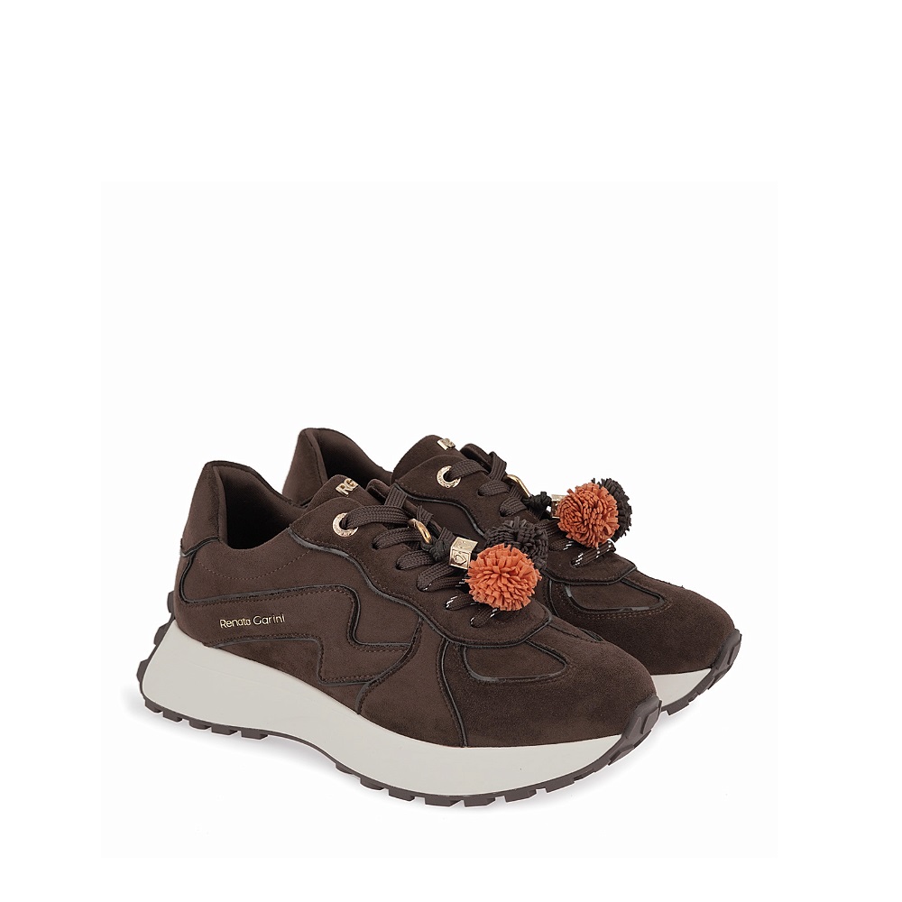 Γυναικείο sneaker σε καφέ χρώμα Renato Garini  Χ119R8043ΑF2 Collection Fall/Winter 2026/27