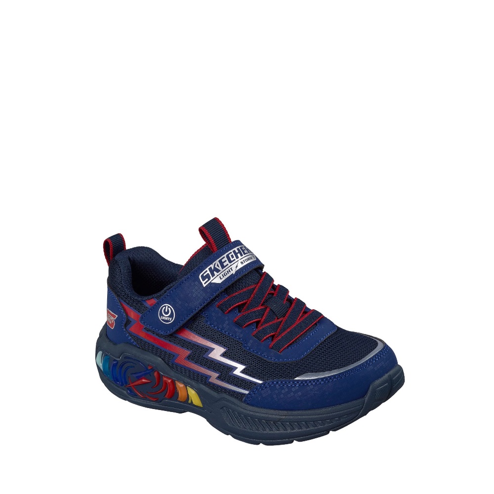 Παιδικό sneaker για αγόρι με φωτάκια Skechers Prism Tech 3.0 400152LC-ΝVRD