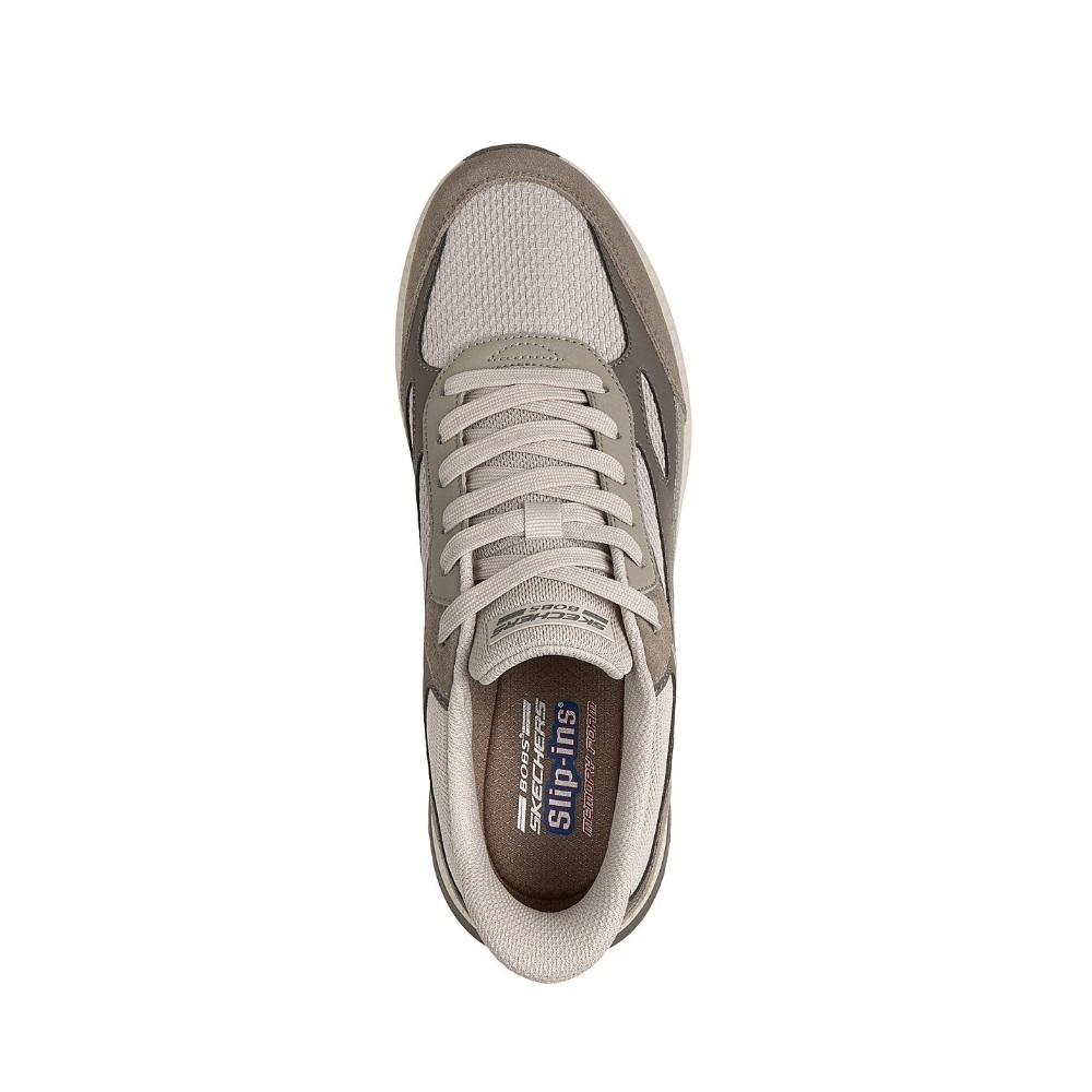 Ανδρικό sneaker σε μπ'εζ χρώμα Skechers Bobs Squad 4 Core Look 118412-ΤΡΜΤ Collection Fall/Winter 2026/27