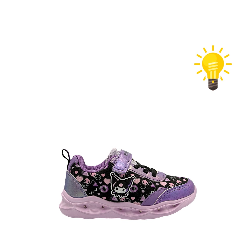 Παιδικό sneaker με φωτάκια Kuromi 29.Η16374ΑS Collection Fall/Winter 2026/27