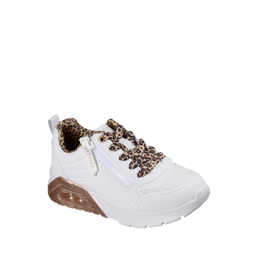 Παιδικό sneaker για κορίτσι Uno Lite 2.0 Leopard Stride Skechers 310708L-WΗΤ Collection Fall/Winter 2026/27