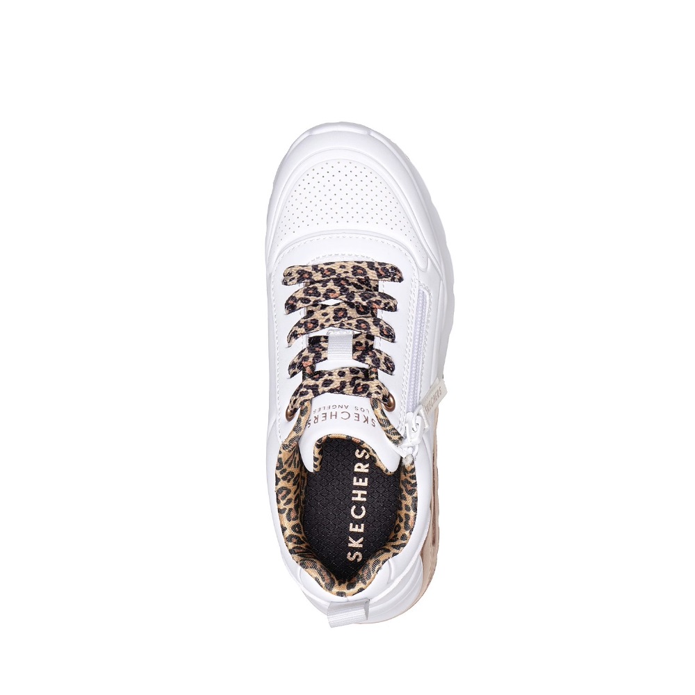 Παιδικό sneaker για κορίτσι Uno Lite 2.0 Leopard Stride Skechers 310708L-WΗΤ Collection Fall/Winter 2026/27