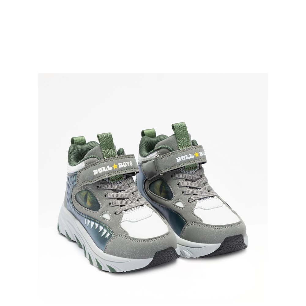 Παιδικό sneaker μποτάκι με φωτάκια Bull Boys  DΝΑL5287 Α00-GRΒΙ Collection Fall/Winter 2026/27