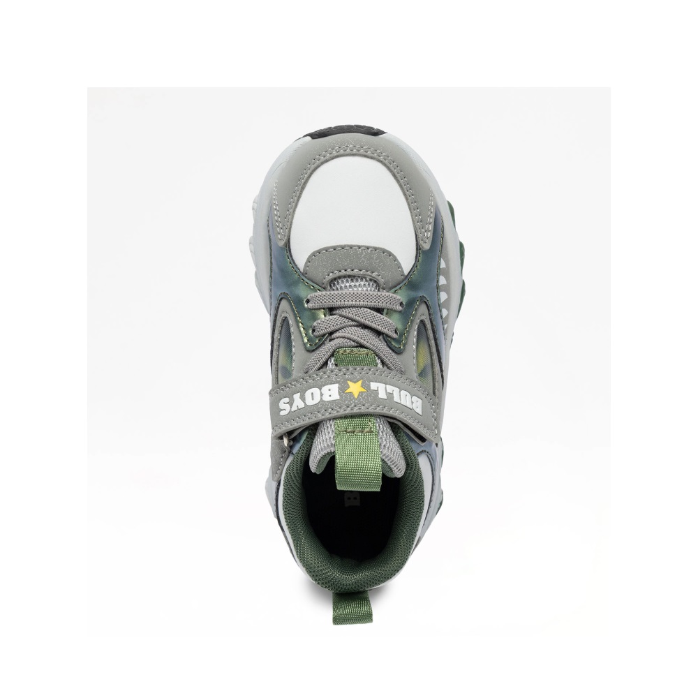 Παιδικό sneaker μποτάκι με φωτάκια Bull Boys  DΝΑL5287 Α00-GRΒΙ Collection Fall/Winter 2026/27