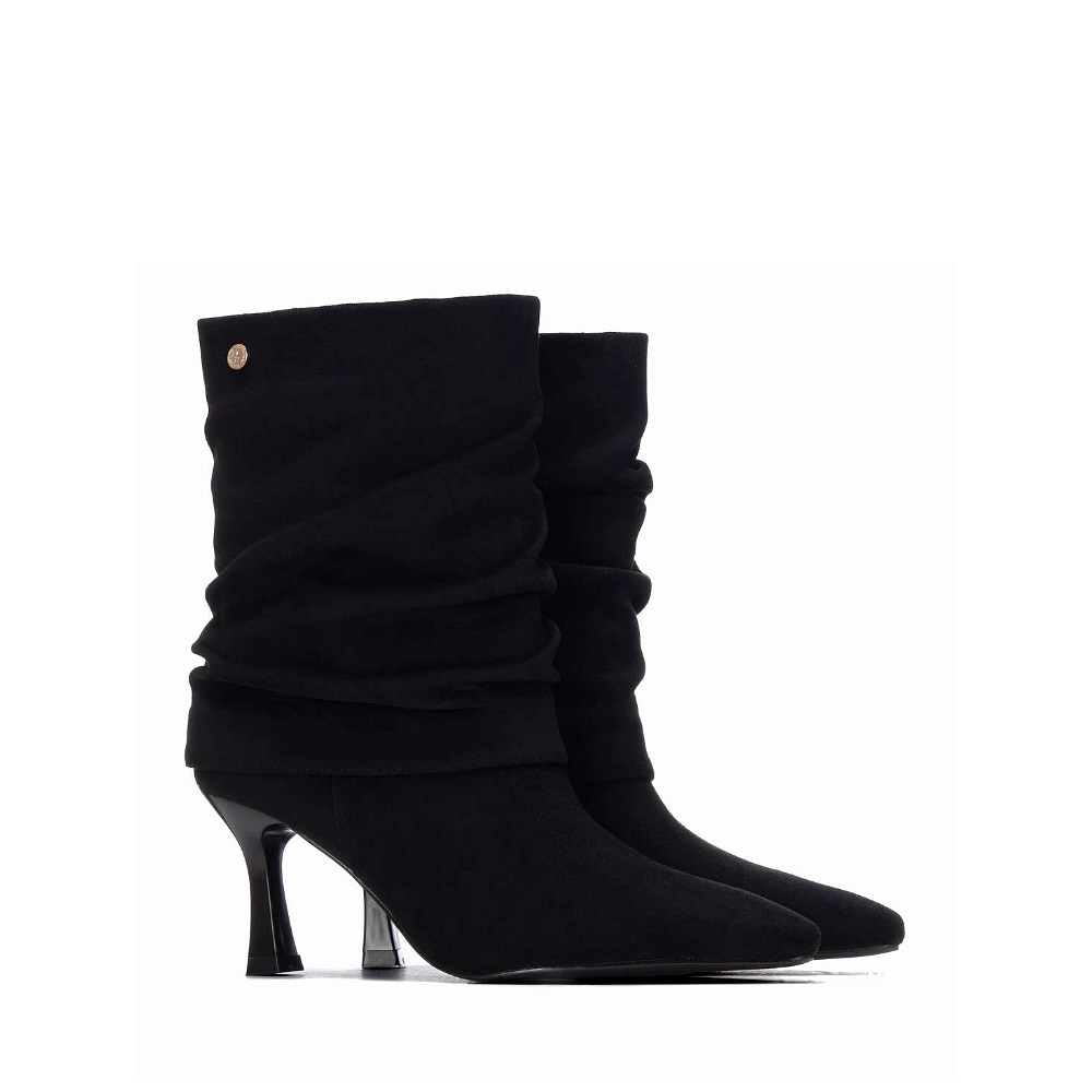Γυναικείο μποτάκι μαύρο αουεντ ΧΤΙ 146393 Collection Fall/Winter 2026/27
