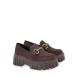 Γυναικείο loafer σε καφέ χρώμα Renato Garini Χ119R6223504 Collection Fall/Winter 2026/27-1