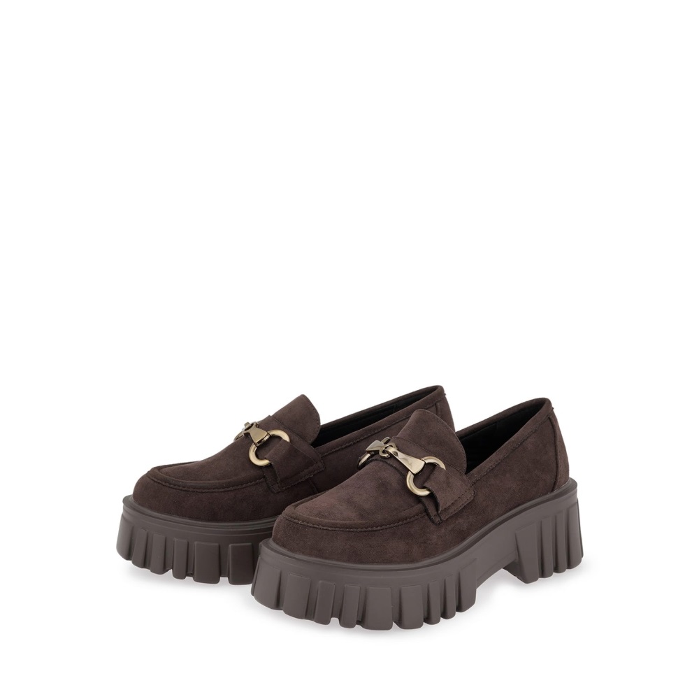 Γυναικείο loafer σε καφέ χρώμα Renato Garini Χ119R6223504 Collection Fall/Winter 2026/27