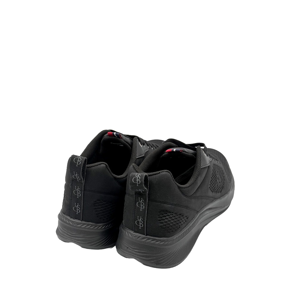 Ανδρικό sneaker σε μαύρο χρώμα US Grand Polo GΡΜ31145Ν-62/2020  Collection Fall/Winter 2026/27