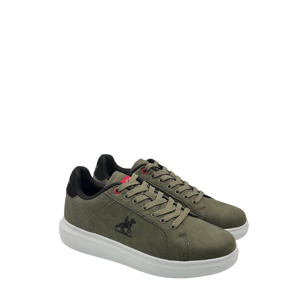 Ανδρικό sneaker σε πράσινο  χρώμα US Grand Polo GΡΜ21135Ν-62/7720  Collection Fall/Winter 2026/27