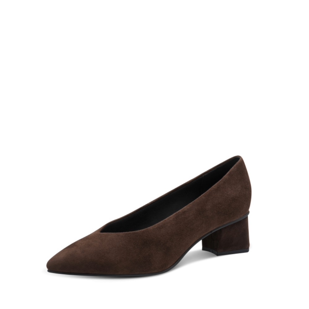 Γυναικεία δερμάτινη γόβα καφέ  Marco Tozzi  2-22434-47 304 Collection Fall/Winter 2026/27