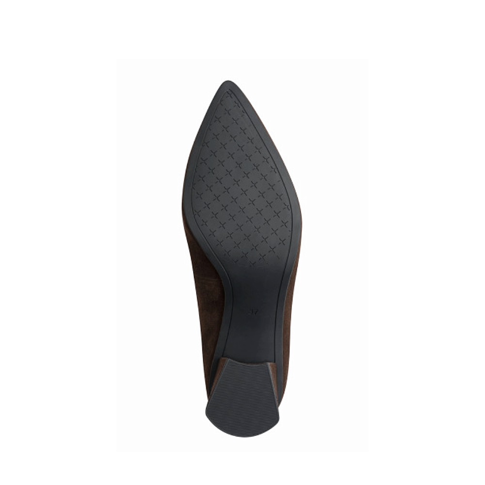 Γυναικεία δερμάτινη γόβα καφέ  Marco Tozzi  2-22434-47 304 Collection Fall/Winter 2026/27