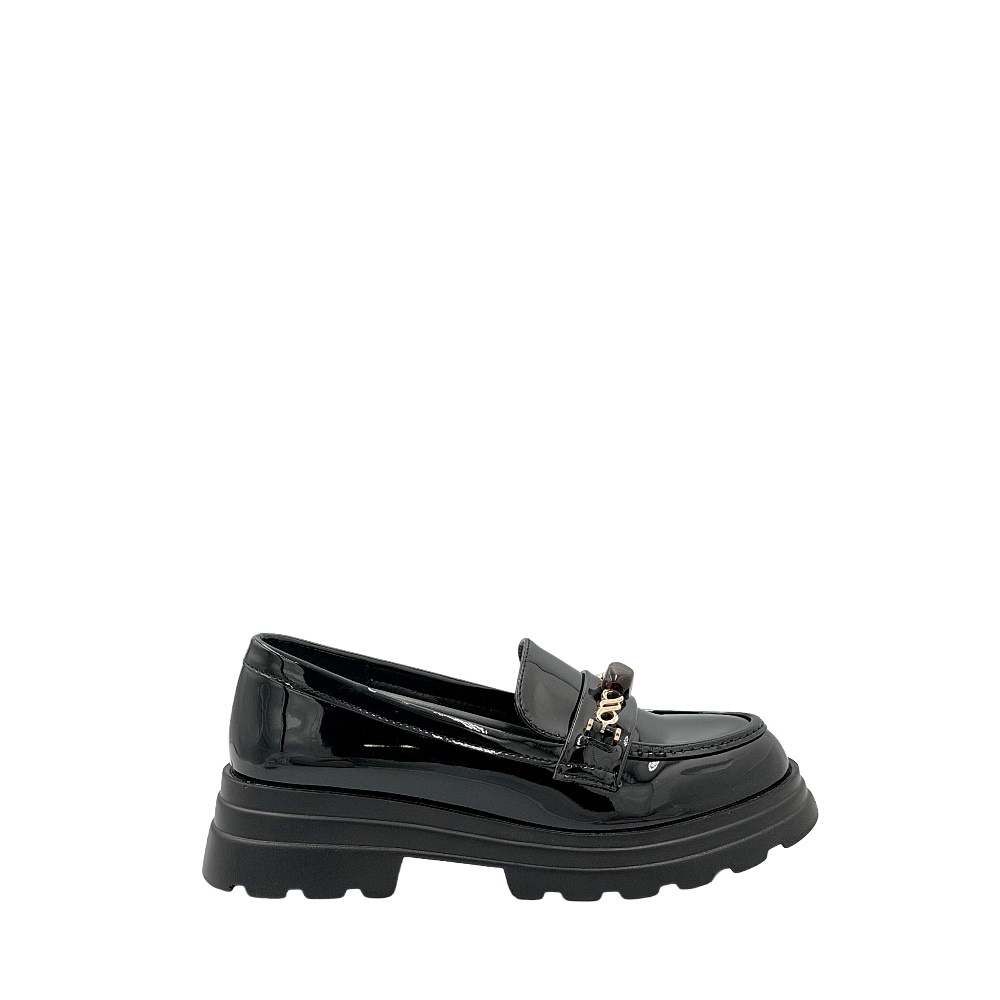 Παιδικό loafer μαύρο EXE KidsXA21U6522007  Collection Fall/Winter 2026/27