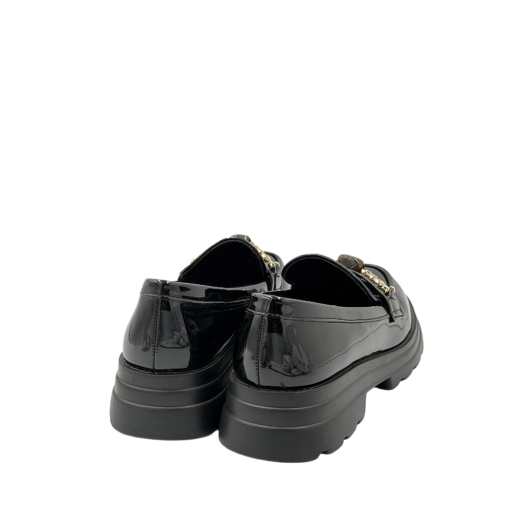Παιδικό loafer μαύρο EXE KidsXA21U6522007  Collection Fall/Winter 2026/27