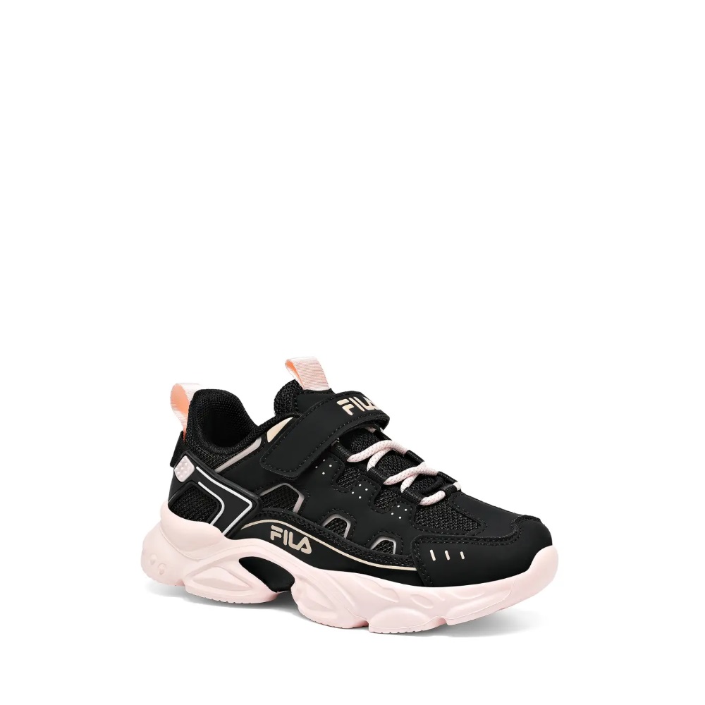 FILA Memory Spinel 3 V Unisex Kids' Shoes μαύρο/ροζ
