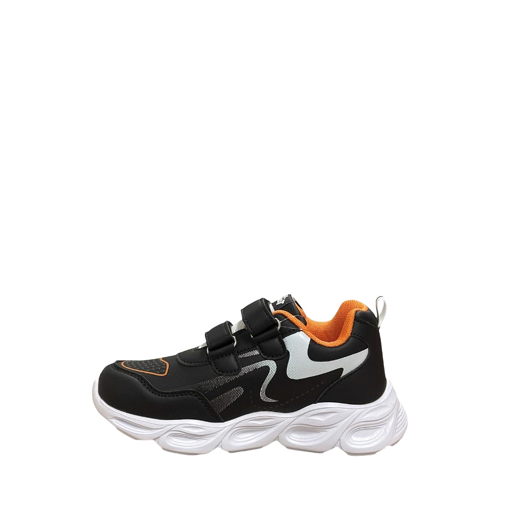 Italian Brainrot Παιδικά Sneakers Ανατομικά με Σκρατς & Φωτάκια Μαύρο SΚ330-SF118