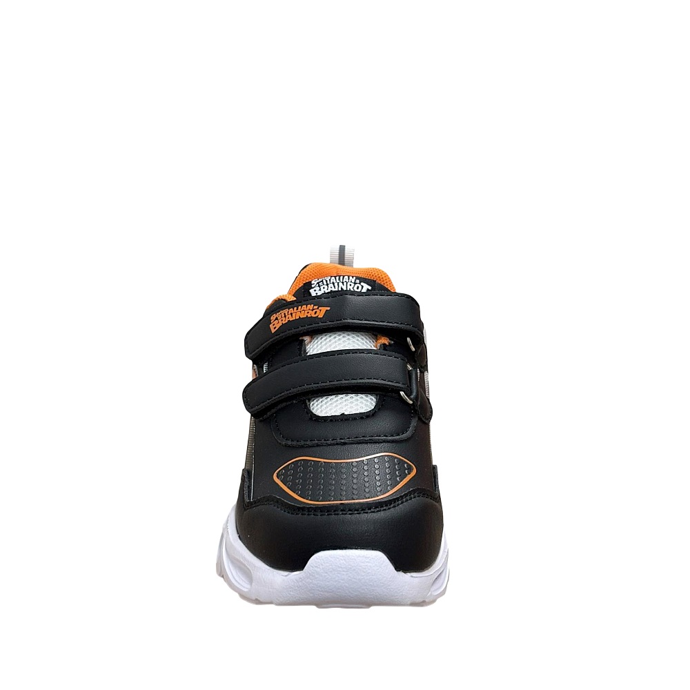 Italian Brainrot Παιδικά Sneakers Ανατομικά με Σκρατς & Φωτάκια Μαύρο SΚ330-SF118