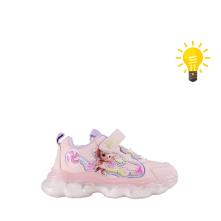 Italian Brainrot Παιδικά Sneakers Ανατομικά με Σκρατς & Φωτάκια ροζ SK370-SF127