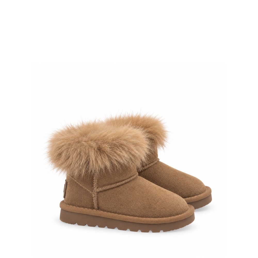 Μποτάκι με γούνα καστόρι δέρμα  Renato Garini ΧΑ39W1552534 Collection Fall/Winter 2026/27