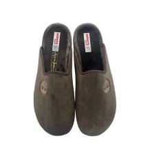 Ανδρική παντόφλα καφ'ε χρώμα Adams Shoes 1-624-26613-19