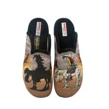 Ανδρική παντόφλα μαύρο Adams Shoes  1-624-26639-19