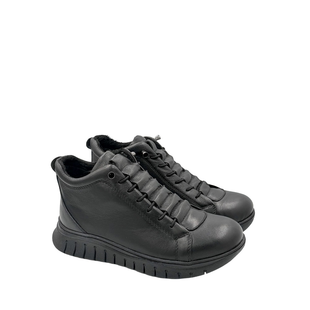 Γυναικείο δερμάτινο μποτάκι Adams Shoes  1-219-26606-27