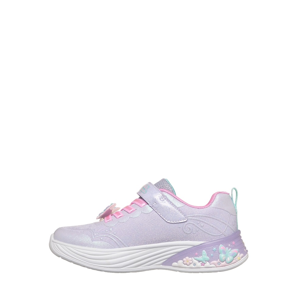 Παιδικό αθλητικό sneaker για κοτίτσι Skechers S-Lights Butterfly Bliss  303065LC-LVΜΤ
