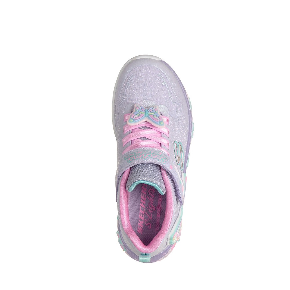 Παιδικό αθλητικό sneaker για κοτίτσι Skechers S-Lights Butterfly Bliss  303065LC-LVΜΤ