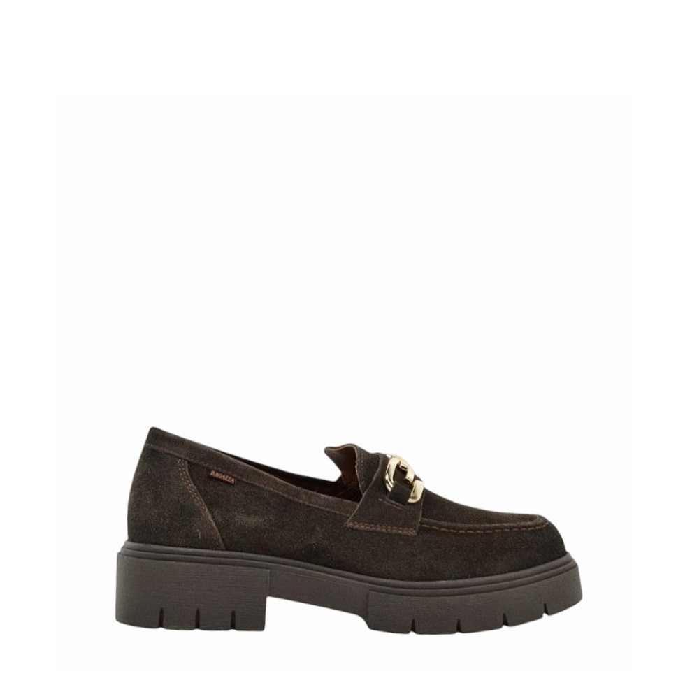 Γυναικεία μοκασίνια loafer  Ragazza 0190  δέρμα καστόρι