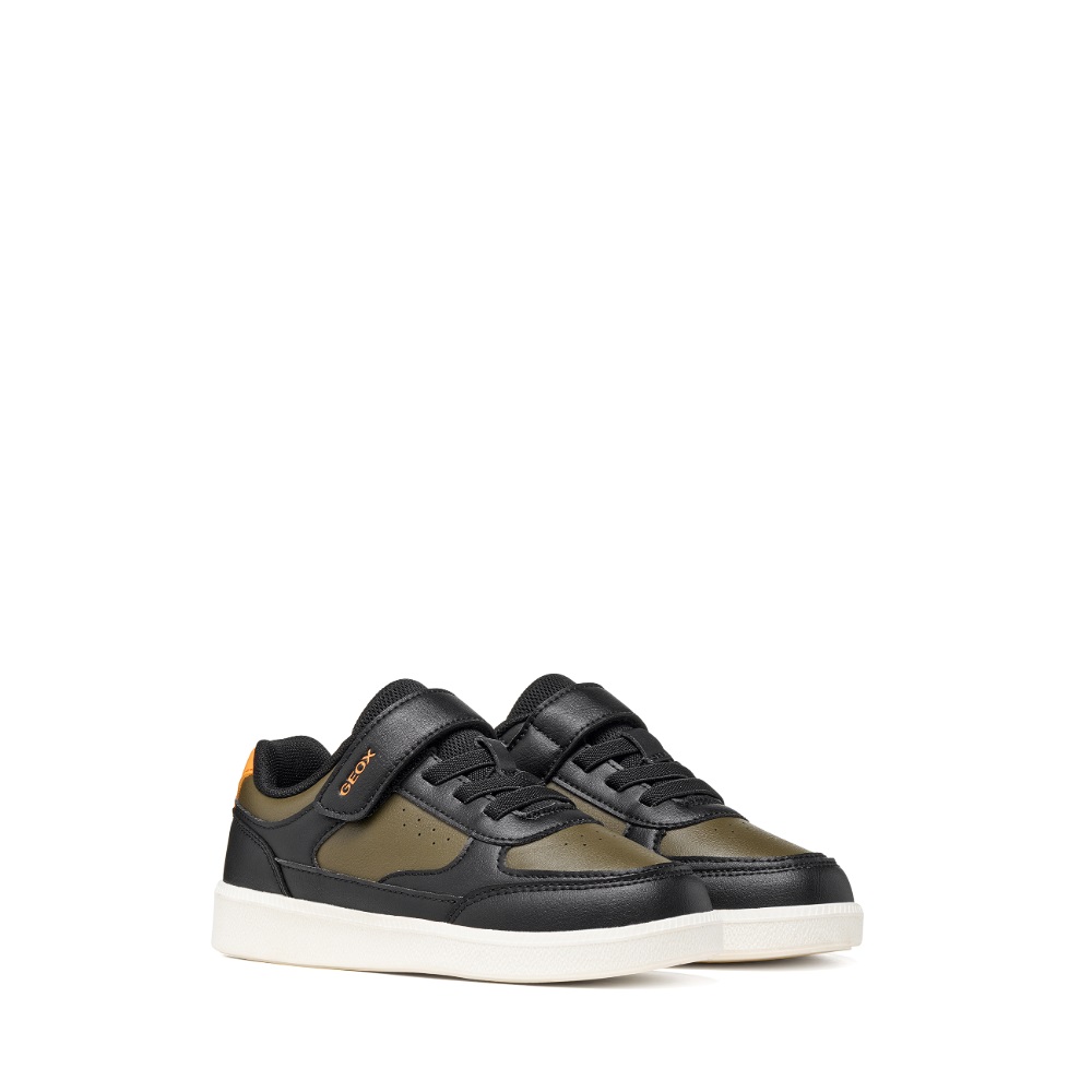 Αγόρι παιδικό Παπούτσι GEOX NEW EMPERLIX J66DJD 0003W C0033 BLACK MILITARY
